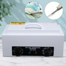 Rainaut 110V 300W Dry Heat Sterilizer Cabinet Autoclave Magnifier Tattoo Disinfect Salon Machine High-Temperature Disinfection Box, Metal Cleaning Box, Sterilizer Box 31*20.5*17.5cm/12.2*8.07*6.89in - Xem 1