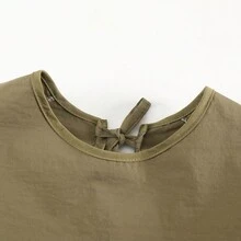 1pc Large Pocket Long Sleeve Apron, Fashionable New Waterproof And Stain-Resistant Apron For Household, Catering And Work Use