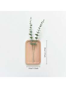 1 Stück Wanddekoration Wandblumenanordnung Anhänger DIY Handgemachte Vase Wohnzimmer Schlafzimmer Kreative Holzplatte Blumenutensilien Wanddekoration, Gartendekoration, Outdoor, Pflanzgefäß, Pflanzentopf, Gärtnerei