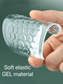 1 Pair Soft Silicone Anti-Slip Forefoot Pads, Comfortable Shock-Absorbing Pad To Prevent Foot Pain And Abrasion, Suitable For High Heels, Flats, Sandals, Spring/Summer