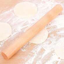 1pc/3pcs Wooden Rolling Pin For Pie, Pastry, Dumplings, Noodle Dough, Handmade Cooking Utensil - Multicolor - View 15