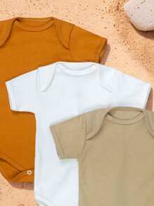Baby Girls Bodysuits - Burnt Orange - View 3
