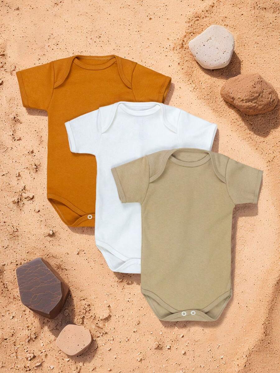 Baby Girls Bodysuits - Burnt Orange - View 1