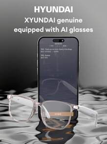 HYUNDAI HYUNDAI HY-C8 AI Smart Glasses With Bluetooth Earphone, Smart ...