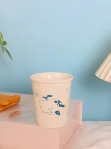 1 件 280ml 创意可爱猫咪陶瓷咖啡杯，可用作水杯、早餐杯、牛奶杯，适合家庭和办公室，送给兄弟、姐妹、父亲、母亲、祖父、祖母的礼物，送给爱人的情人节礼物，圣诞节礼物，生日礼物，拿铁咖啡杯，咖啡艺术杯，卡通系列咖啡杯，简约家用陶瓷咖啡杯返校 - 手繪杯 - 查看 13