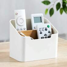Caja de almacenamiento multifunción para TV, aire acondicionado, organizador de Control remoto, práctica caja de pañuelos, caja de almacenamiento de cosméticos para el hogar TPTC - Negro - Ver 7