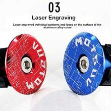 Tapones, tapas y mangas de aleación de aluminio MOTSUV para bicicleta de montaña, bicicleta de carretera y bicicleta plegable