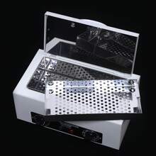 Rainaut 110V 300W Dry Heat Sterilizer Cabinet Autoclave Magnifier Tattoo Disinfect Salon Machine High-Temperature Disinfection Box, Metal Cleaning Box, Sterilizer Box 31*20.5*17.5cm/12.2*8.07*6.89in - Xem 9