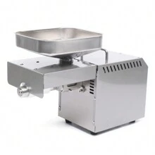 RAINAUT 600W Automatic Oil Press Machine 304 Stainless Steel Extractor Machine, 3-6kg/6.61-13.23lbs/Hour,40-250°C/104-482℉, 43.6*16*27.8cm/17.2*6.3*10.9in. - US B Type Plug(110-127V) - View 7