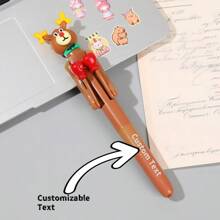 Customizable Stress Relief Boxing Pen, Halloween Fun Interactive Creative Novelty Punching Ball Ball Point Pen Back To School - Multicolor - View 7