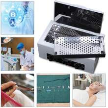 Rainaut 110V 300W Dry Heat Sterilizer Cabinet Autoclave Magnifier Tattoo Disinfect Salon Machine High-Temperature Disinfection Box, Metal Cleaning Box, Sterilizer Box 31*20.5*17.5cm/12.2*8.07*6.89in - Xem 3