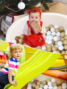20pcs 2.16Inch /5.5cm Ball Pit Balls For Toddlers, Crush Proof Plastic Toy Balls For Ball Pit, Children's Pool Water Toys, Multi-Color Ocean Balls For Play Tent ,Christmas Party Decoration Gifts