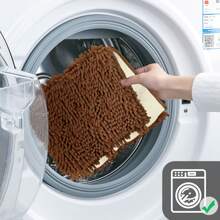 Farfallarossa Microfiber Bath Mat, Soft Long Pile, Non-Slip,Washable, Toilet Mats,Carpet