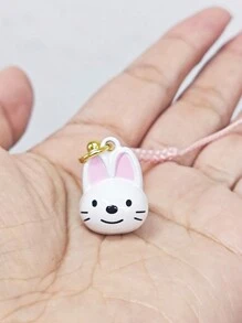 1pc Japanese Lucky Cat Keychain - Cute Maneki Neko Bell Charm, Perfect For Bags, Phones, And Keys, Adorable Lucky Cat Pendant With Omamori Charm For Prosperity And Protection
