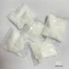 5g 弹簧猫爪柔软硅胶挤压玩具，植绒粉 DIY 手工材料，袋装