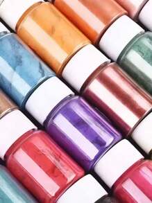 1pc Epoxy Resin Dye Mica Powder Powdered Pigments Set Resin Mica Pearlescent Resin Pearl Natural Micas Colorants Resin - Pearlescent Powder - View 10