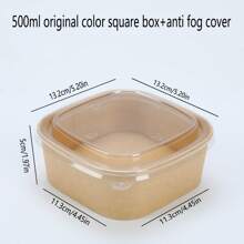 Picnic Lunch Box, Lunch Box, Fruit And Fruit Cutting Packaging Box, Kraft Paper Box - Multicolor - View 10