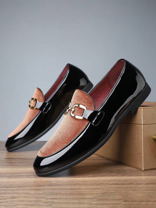 Oxfords De Bico Fino Masculino, Estilo Britânico, Sapatos Formais Casuais De Negócios