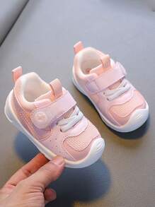 Zapatillas deportivas lindas y elegantes para bebé, con Top impermeable y suela blanda antideslizante, aptas para niños y niñas de 6 meses a 3 años, para usar tanto en interiores como en exteriores en cualquier época del año, con cierre de y banda elástica, fáciles de poner y quitar