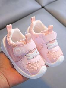 Zapatillas deportivas lindas y elegantes para bebé, con Top impermeable y suela blanda antideslizante, aptas para niños y niñas de 6 meses a 3 años, para usar tanto en interiores como en exteriores en cualquier época del año, con cierre de y banda elástica, fáciles de poner y quitar