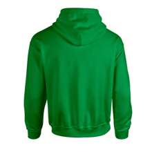 Gildan Felpa con cappuccio unisex adulto (verde irlandese) - Verde - Visualizzare 2