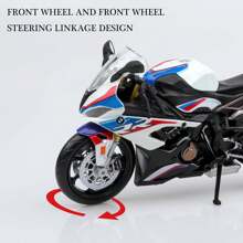 Makeda 1/12 Scale BMW S1000R Alloy Toy Motorcycle, BMW Motorcycle Model, BMW Motorcycle Toy Gift (Suitable For Boys And Girls)
