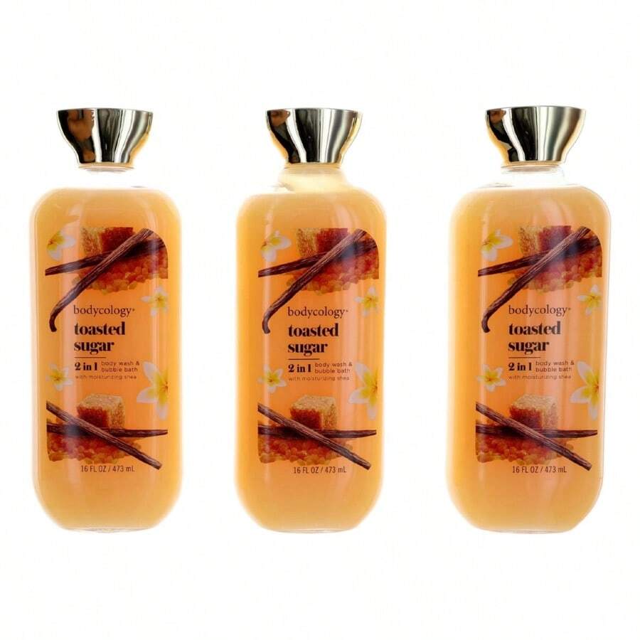 Toasted Sugar By Bodycology, 3 Pack 16Oz 2 In 1 Body Wash & Bubble Bath Women - 無色 - 查看 1