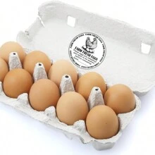 500pcs 2 Inch Farm Fresh Egg Paper Box Labels, Writable Stickers For Farmers Market Fresh Eggs, Applicable For Commercial Farm Fresh Produce Egg Carton Labels - Multicolor - View 3