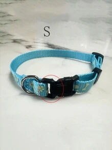 1 Stück Haustierkragen mit Pfotenmuster und Knochendesign, leuchtet im Dunkeln, geeignet für Katzen & Hunde, für Innen- und Außenbereich, ideal für Sommerreisen und Spaziergänge mit Haustieren bei Nacht