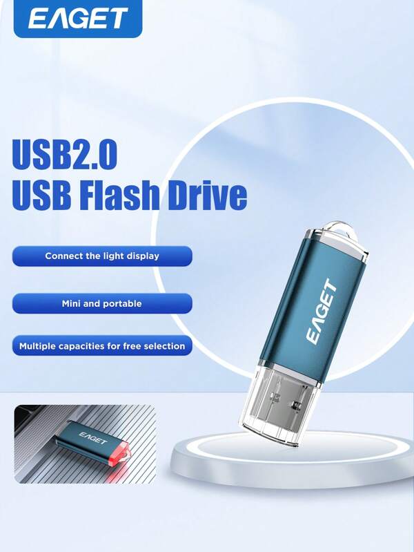 64GB USB Flash Drives 32GB/16GB/8GB/4GB USB Thumb Drives USB 2.0 Memory Stick For Photo And Vedio,USB Stick Jump Drive With LED Light For Android Micro/PC Business Gift