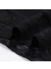 Shapewera提臀蕾丝高腰提臀塑身衣瘦身内衣女士塑身衣 - 黑色 - 查看 7