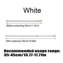 FEPK 1pc Multi-Function Expandable Rod, No-Drill Tension Curtain Rod, Fits For Windows, Bathroom, Cabinet, Kitchen,Women Valentine Gift Birthday Boyfriend Girlfriend Home Bathroom Decor Fall Decor Bathroom Accessories Back To School - Multicolor - View 27