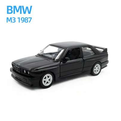 1:36 Skala BMW M3 Diecast Metall Bilmodell, Samlarbil Vuxenmodell, Öppningsbar, Gåva, Födelsedagspresent