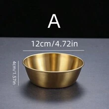 1 Stück SUS304 Edelstahl goldene Schüssel mit Griff, vielseitiges Design für Zuhause/Restaurant/Hotel/Grillen/Dessert/Bonbons/Obst/Snacks/Partys, Pastanudelschüssel, Müslischüssel, Ramensuppen-Schüssel, Küchengeschirr, Partyzubehör, Weihnachts-/Valentinstags-/Neujahrsgeschenk, Schulmaterial