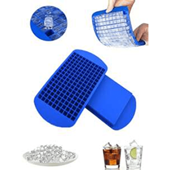 1 件硅胶迷你冰格模具，可制作 160 个 1 厘米小冰块，家用制冰机模具