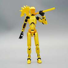 T13 可动人偶已组装完毕。这是一套包含多种颜色的泰坦13可动人偶套装。套装中还包含一个3D打印的T13幸运机器人模型和一个诺瓦13可动人偶。 - 彩色 - 查看 13