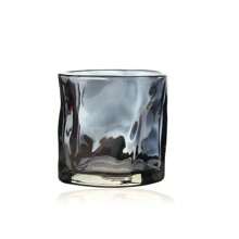 Taza de cristal transparente, glaciar, vino, whisky, café, jugo para beber en el hogar, tazas de forma Irregular, 1 Uds. - Deslumbrante - Ver 8