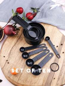 Baking Tool Measuring Cup And Spoon Set With Scale, Egg White Separator, Measuring Cup And Spoon - Multicolor - View 1