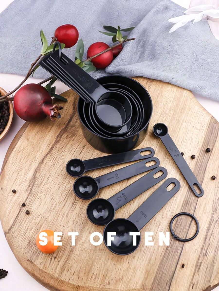 Baking Tool Measuring Cup And Spoon Set With Scale, Egg White Separator, Measuring Cup And Spoon - Multicolor - View 1