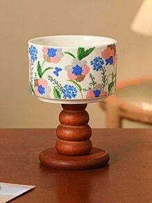 1pc 220ml Vintage Dessert Cup Glass Pudding Ice Cream Cup Retro Cocktail Glass Tableware Home Kitchen Accessories Glass Mug - 1pc - View 12