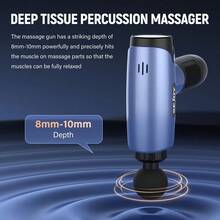 SEJOY Massage Gun Deep Tissue For Athletes Percussion Massager 30 Speed 10 Heads - 1 - Xem 6