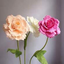 Flor de Peônia Artificial Grande, Decoração Realista de Flor Artificial Grande, Adereços para Casamento e Banquete, Artesanato DIY, Decoração de Sala de Estar, Decoração Interna e Externa