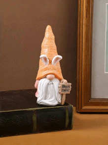 1pc Creative Easter Egg Rabbit Ornament, Resin Craft Tabletop Bunny Ear Dwarf Decor - Easter Egg Bunny Ornaments - View 6