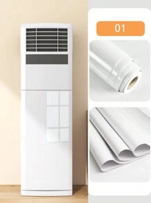 1 Roll 15.74*118.11in Imitation Marble Air Conditioner Sticker Renovation Sticker Vertical Hanging Cabinet Shell Cover Ugly Beautify Old Air Conditioner Refrigerator Cabinet Door Color Change Sticker Waterproof Moisture-Proof Self-Adhesive Sticker, Oil-Proof, Easy To Clean Kitchen Cabinet Countertop Backsplash Contact Paper Gifts Birthday Graduation Room Decor Home Decor Wall Decor Bathroom Decor Bedroom Decor Room Decoration Stuff Living Room Decor House Decor Home Decor Living Room Wall Paper Stickers Wallpaper Wall Stickers Wall Sticker