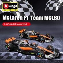 1:43 F1 Racing 2023 BRITISH GRAND PRIX McLaren MCL60 Car Imitates Real Alloy Car Model Formula