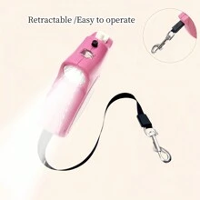5M LED Retractable Dog Leash – Lighted Pet Walking Lead, Adjustable Rope For Small And Medium Dogs, 16FT Illuminated Outdoor Running Leash
