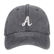 26 个英文字母 A-Z 棒球帽 男士 女士 中性 棒球帽 可调节帽子