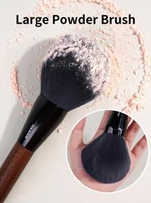 MAANGE 1件/3件套专业化妆刷套装，包含散粉刷、双头眼影刷、大号柔软密实腮红刷，适用于化妆晕染、旅行化妆、美容礼品、粉底刷、遮瑕刷、腮红刷、修容刷、古铜粉刷、散粉刷、粉底刷、腮红刷、赠品 - 棕色 - 查看 9