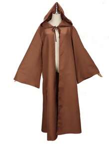 1pc Adult Festival Knight Hooded Robe Dress Up Cape For Various Party Cosplay Props - Multicolor - View 9