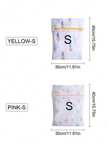 1 Pc/6pcs Thick Underwear Laundry Bag, Bra Washing Bag, Mesh Washing Bag, Clothes Washing Mesh Bag,Spring,Minimalist,Summer Tops - Pink - View 8